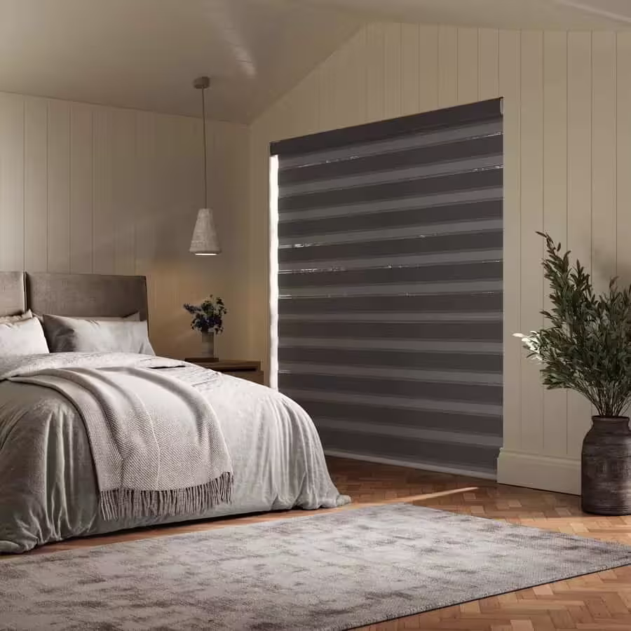 day & night blinds closed