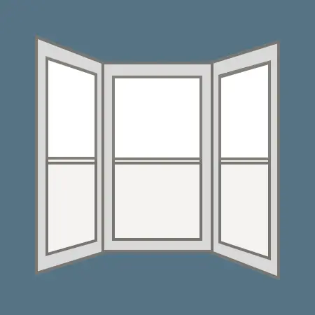 browse bay window blinds