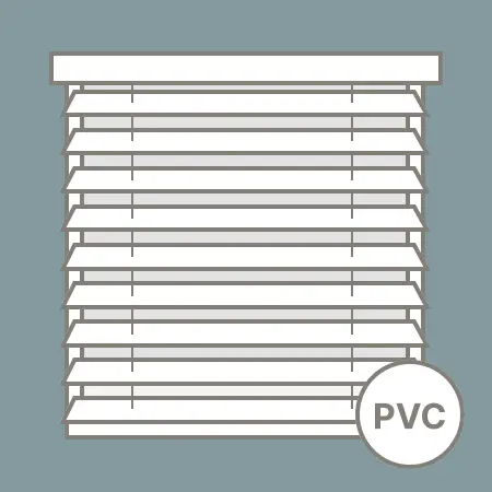 large faux wood venetian blind icon