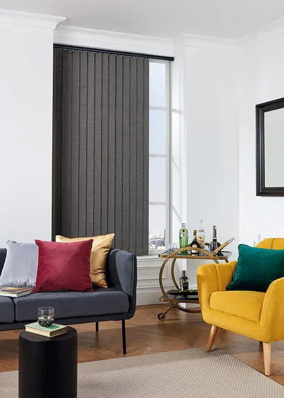 vertical blinds for bay windows